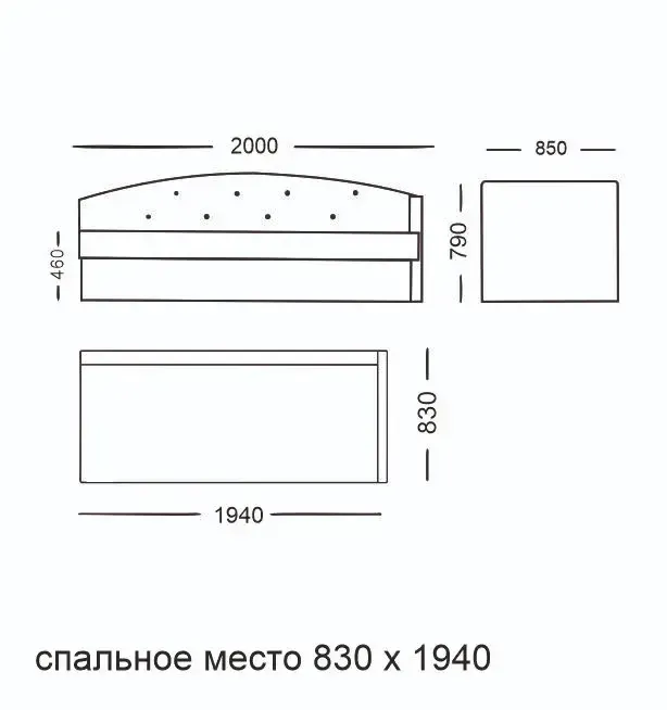 Тахта «Анна» — описание, фото 1