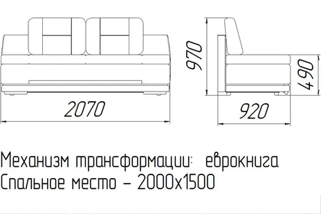 Тахта Леон Диваны под заказ еврокнига купить в Минске — миниатюра 4
