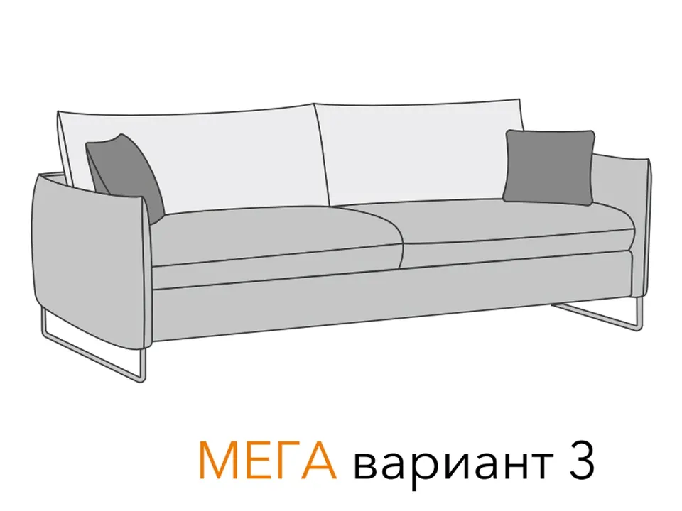 Диван Мега прямой 220 см — отличительные особенности данной модели, фото 6