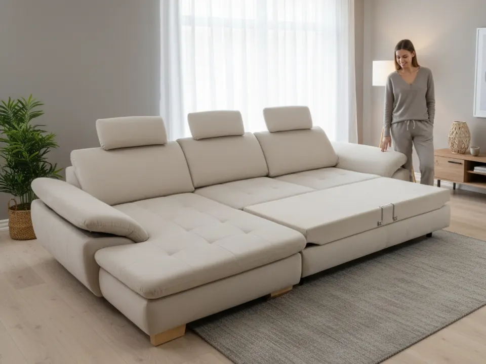 Диван Chill угловой с пуфом 306 см — отличительные особенности данной модели, фото 1