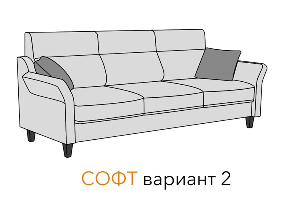 Диван-кровать Софт прямой 228 см — отличительные особенности данной модели, фото 7