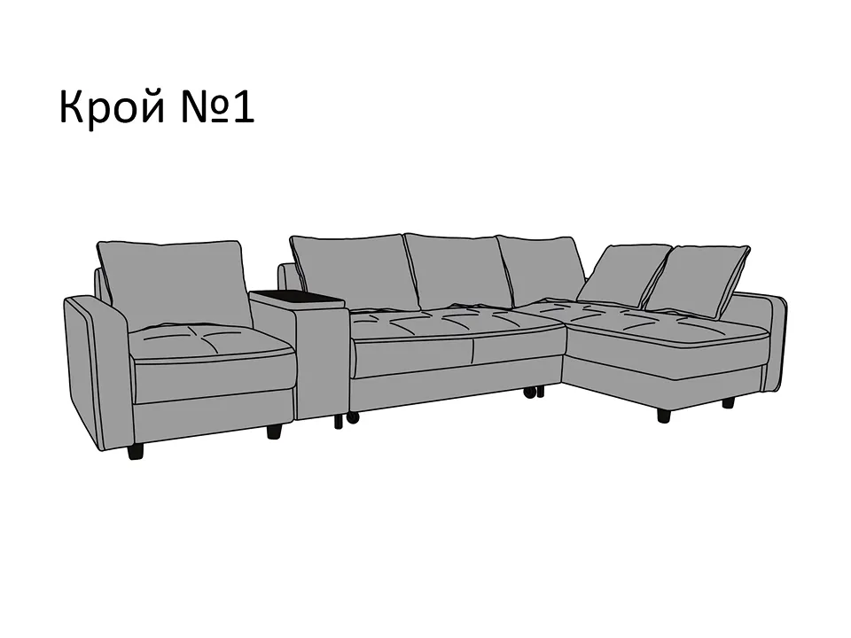 Диван Верона Комфорт угловой 296 см — отличительные особенности данной модели, фото 8