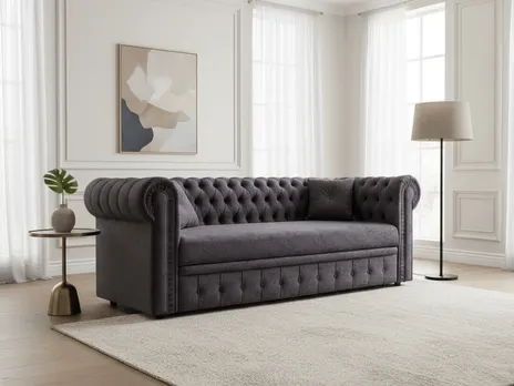 Диван Эстер прямой 245 см дельфин серый купить в Минске