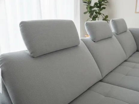 Диван Chill угловой 306 см серый шенилл купить в Минске — миниатюра 8