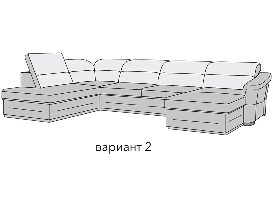 Диван Гольф прямой 250 см — отличительные особенности данной модели, фото 2