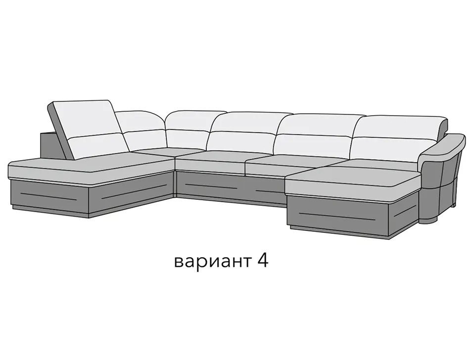 Диван Гольф прямой 250 см — отличительные особенности данной модели, фото 4
