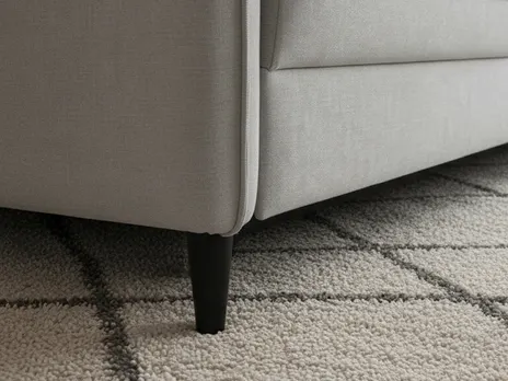 Диван-кровать Айва прямой 220 см светло-серый тик-так / пантограф бархат купить в Минске — миниатюра 3