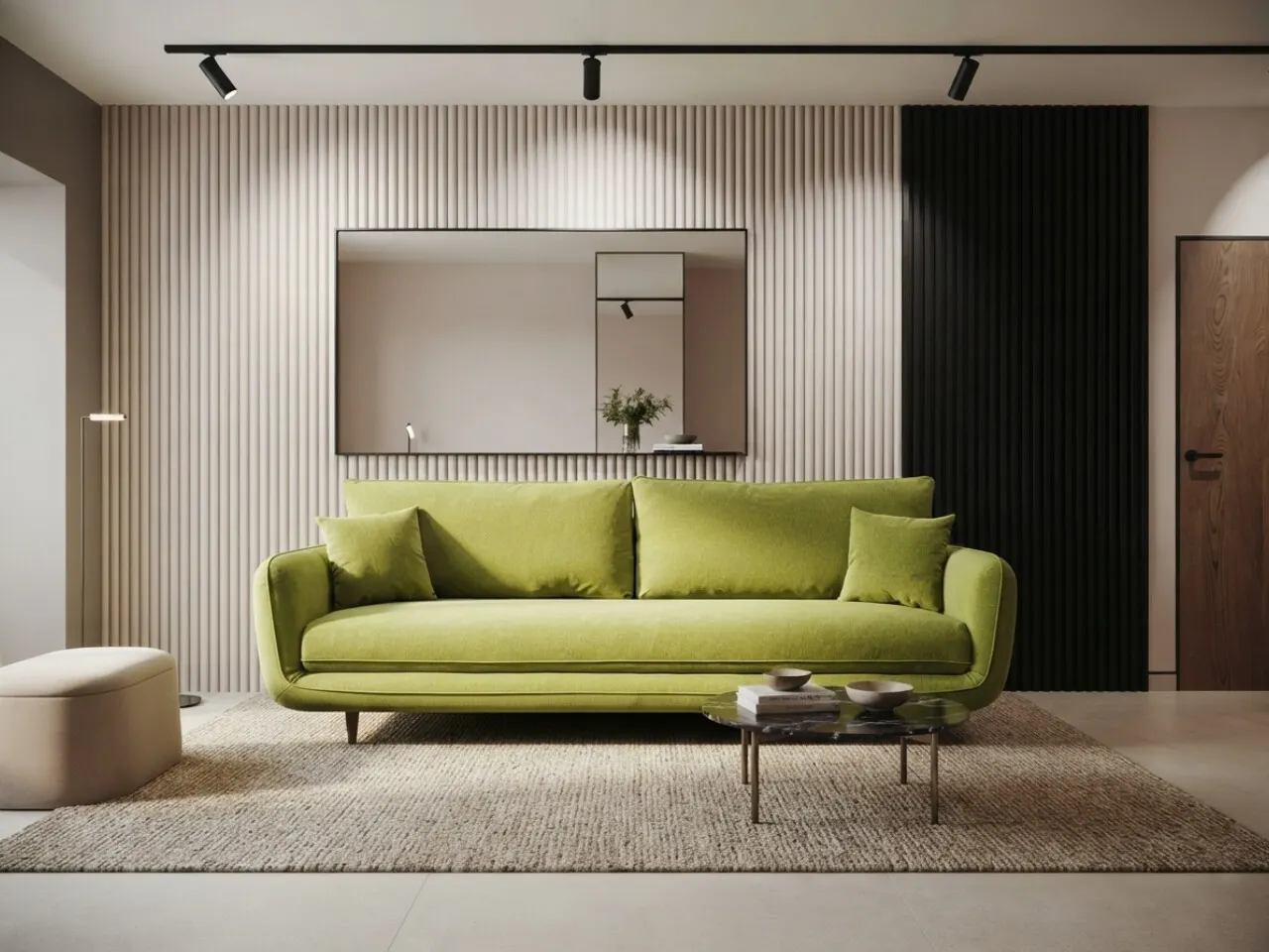 Рифленая бамбуковая панель Pipe white skin 2800×123×15 мм (1 шт = 0,3444 кв.м)
