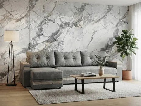 Стеновая бамбуковая панель Cantana glossy carbon C connect Кантана глянцевый карбон 2800×1100×8 мм (1 шт = 3,08 кв.м) Панели стеновые и потолочные бежевый купить в Минске