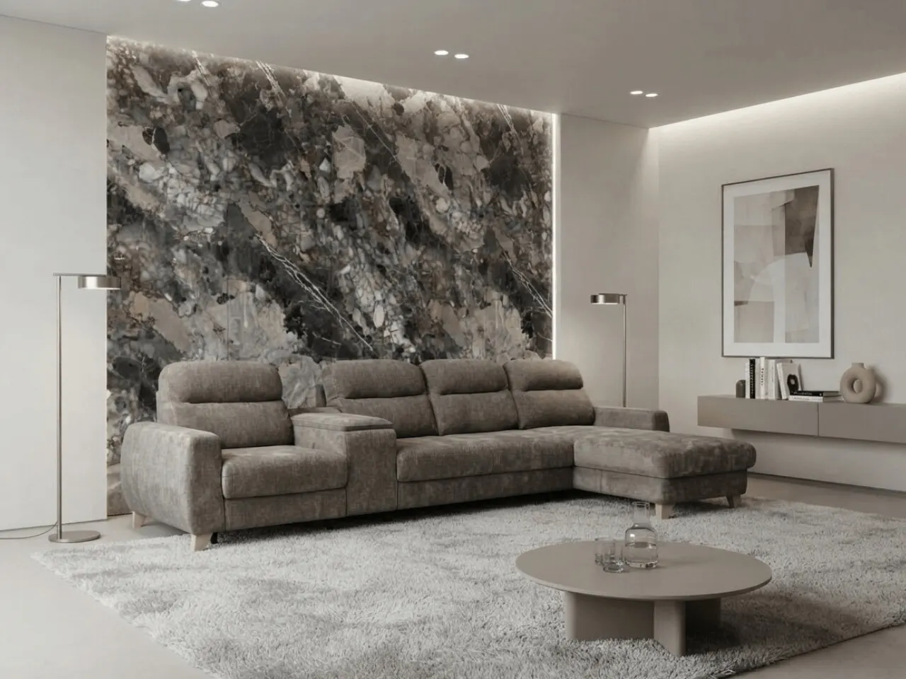 Стеновая бамбуковая панель Amazona glossy carbon B connect Амазония глянцевый карбон 2800×1100×8 мм (1 шт = 3,08 кв.м) Панели стеновые и потолочные бежевый купить в Минске — фото 1