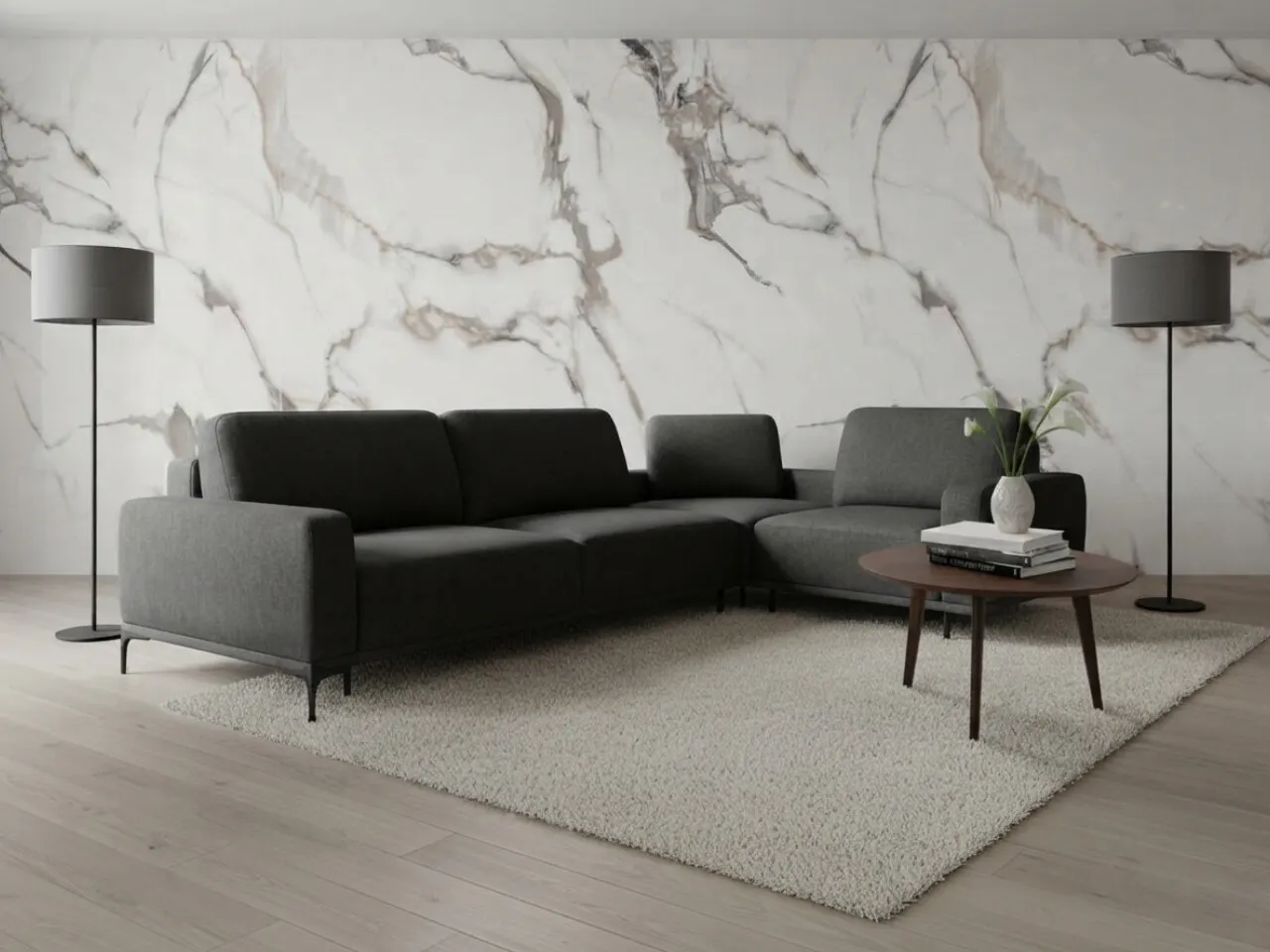 Стеновая бамбуковая панель Calacatta Gold matt A connect Калакатта золотой матовый 2800×1100×5 мм (1 шт = 3,08 кв.м) Панели стеновые и потолочные бежевый купить в Минске — фото 1