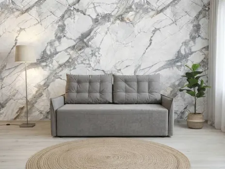 Стеновая бамбуковая панель Cantana glossy carbon B connect Кантана глянцевый карбон 2800×1080×8 мм (1 шт = 3,024 кв.м) Панели стеновые и потолочные бежевый купить в Минске