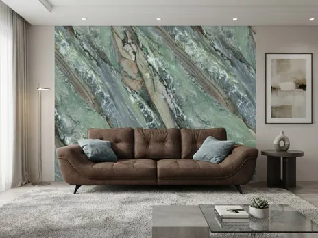 Стеновая бамбуковая панель Nepal glossy C connect Непал глянцевый 2800×1100×8 мм (1 шт = 3,08 кв.м) Панели стеновые и потолочные зеленый купить в Минске