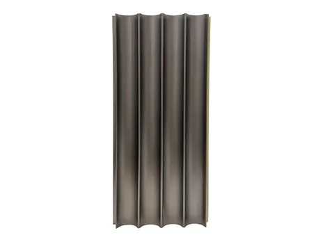 Рифленая бамбуковая панель Wave dark metal 2800×100×15 мм (1 шт = 0,28 кв.м) Панели стеновые и потолочные серый купить в Минске — миниатюра 4