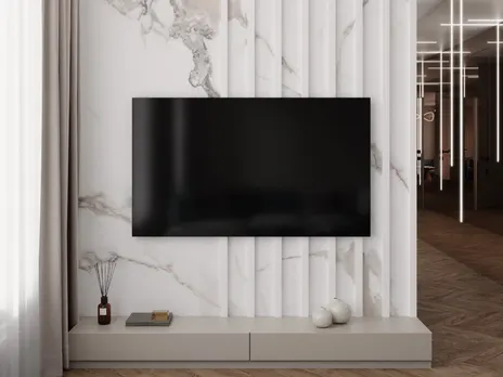 Стеновая бамбуковая панель Calacatta Gold matt C connect Калакатта золотой матовый 2800×1080×5 мм (1 шт = 3,024 кв.м) Панели стеновые и потолочные бежевый купить в Минске — миниатюра 4