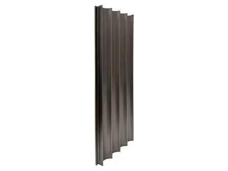 Рифленая бамбуковая панель Wave dark metal 2800×100×15 мм (1 шт = 0,28 кв.м) Панели стеновые и потолочные серый купить в Минске — миниатюра 3