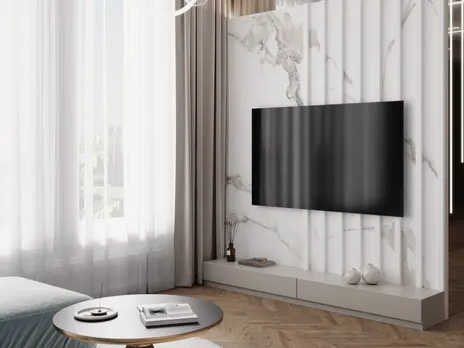 Стеновая бамбуковая панель Calacatta Gold matt C connect Калакатта золотой матовый 2800×1080×5 мм (1 шт = 3,024 кв.м) Панели стеновые и потолочные бежевый купить в Минске — миниатюра 6