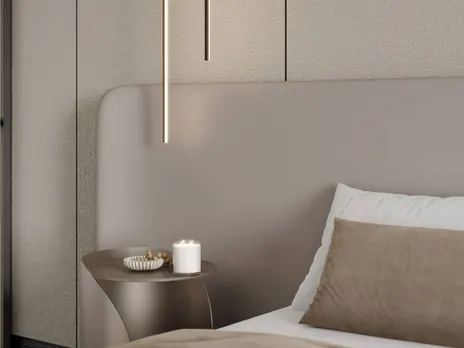 Стеновая бамбуковая панель Plane textile beige carbon matt Ровный текстиль бежевый 2800×1080×8 мм (1 шт = 3,024 кв.м) Панели стеновые и потолочные купить в Минске — миниатюра 3