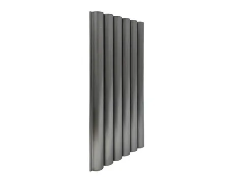 Рифленая бамбуковая панель Pipe silver metal 2800×123×15 мм (1 шт = 0,3444 кв.м) Панели стеновые и потолочные серый купить в Минске — миниатюра 3