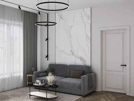 Стеновая бамбуковая панель Calacatta White glossy A connect Калакатта белый глянцевый 2800×1100×5 мм (1 шт = 3,08 кв.м) Панели стеновые и потолочные купить в Минске — миниатюра 7