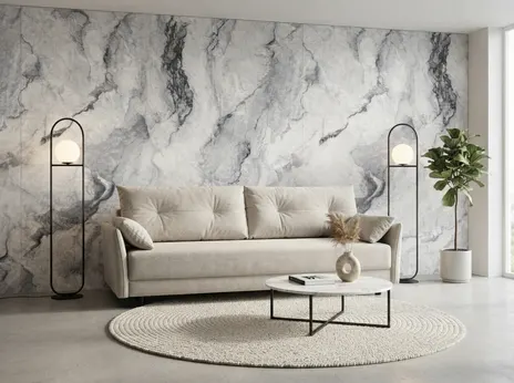 Стеновая бамбуковая панель Serenata glossy carbon A connect Серената глянцевый карбон 2800×1080×8 мм (1 шт = 3,024 кв.м) Панели стеновые и потолочные серый купить в Минске