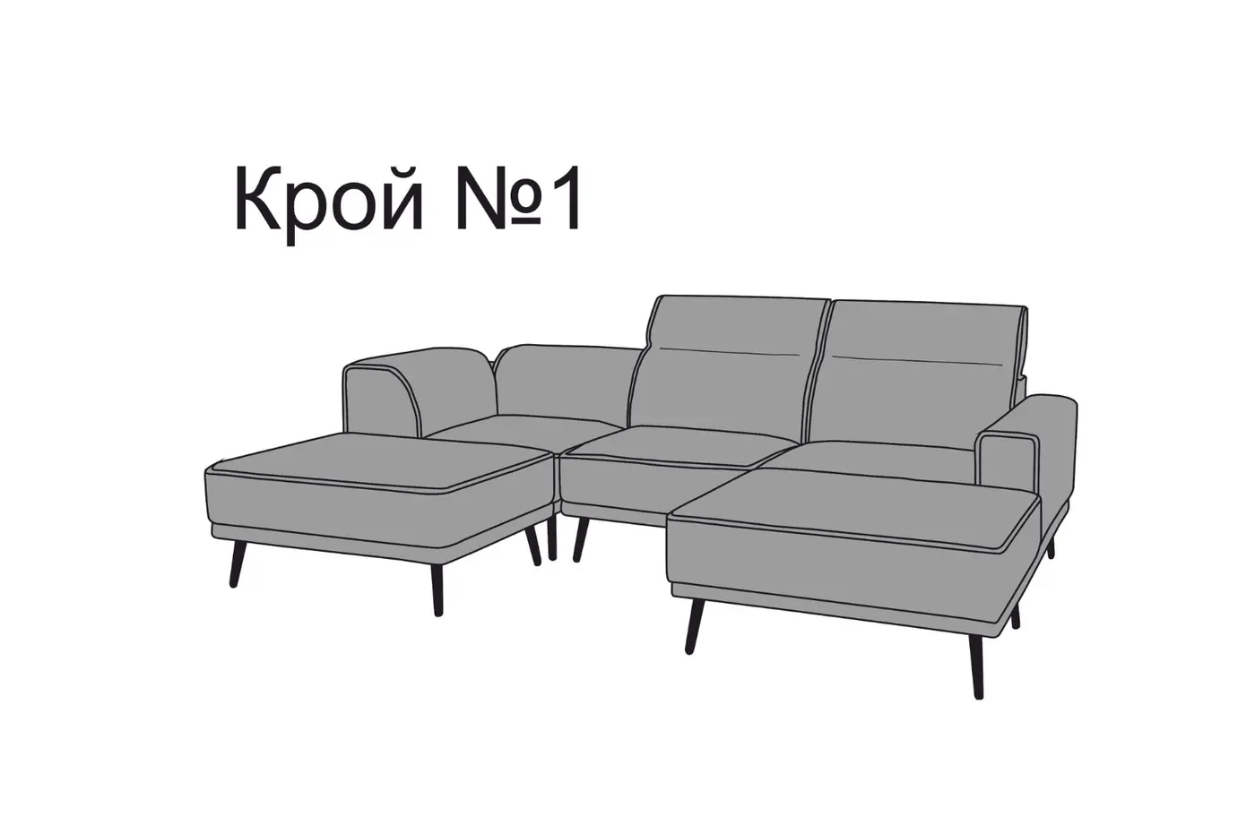 Диван Браво ДеЛюкс модульный купить в Минске — миниатюра 9