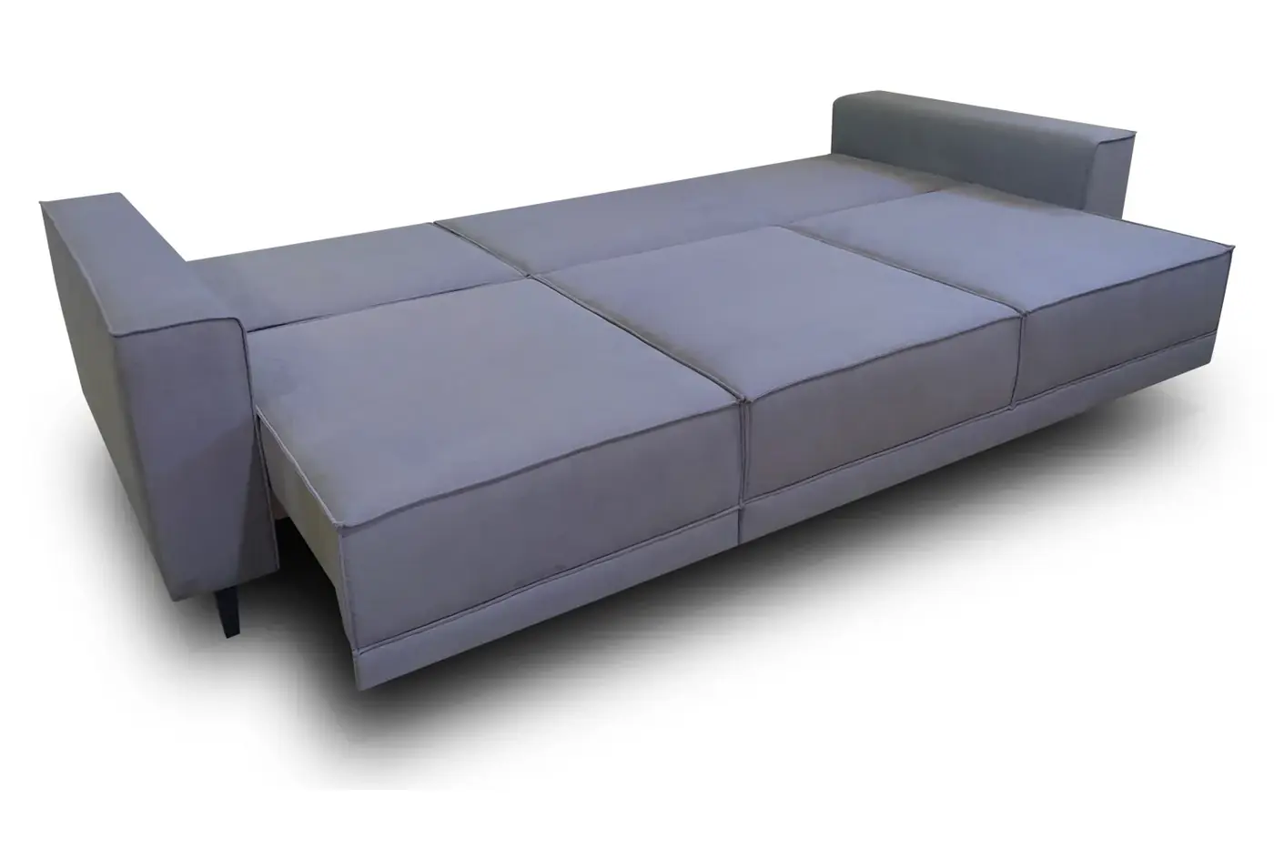 Диван Этран Зенит прямой 280 см серый тик-так / пантограф велюр серый купить в Минске — фото 3