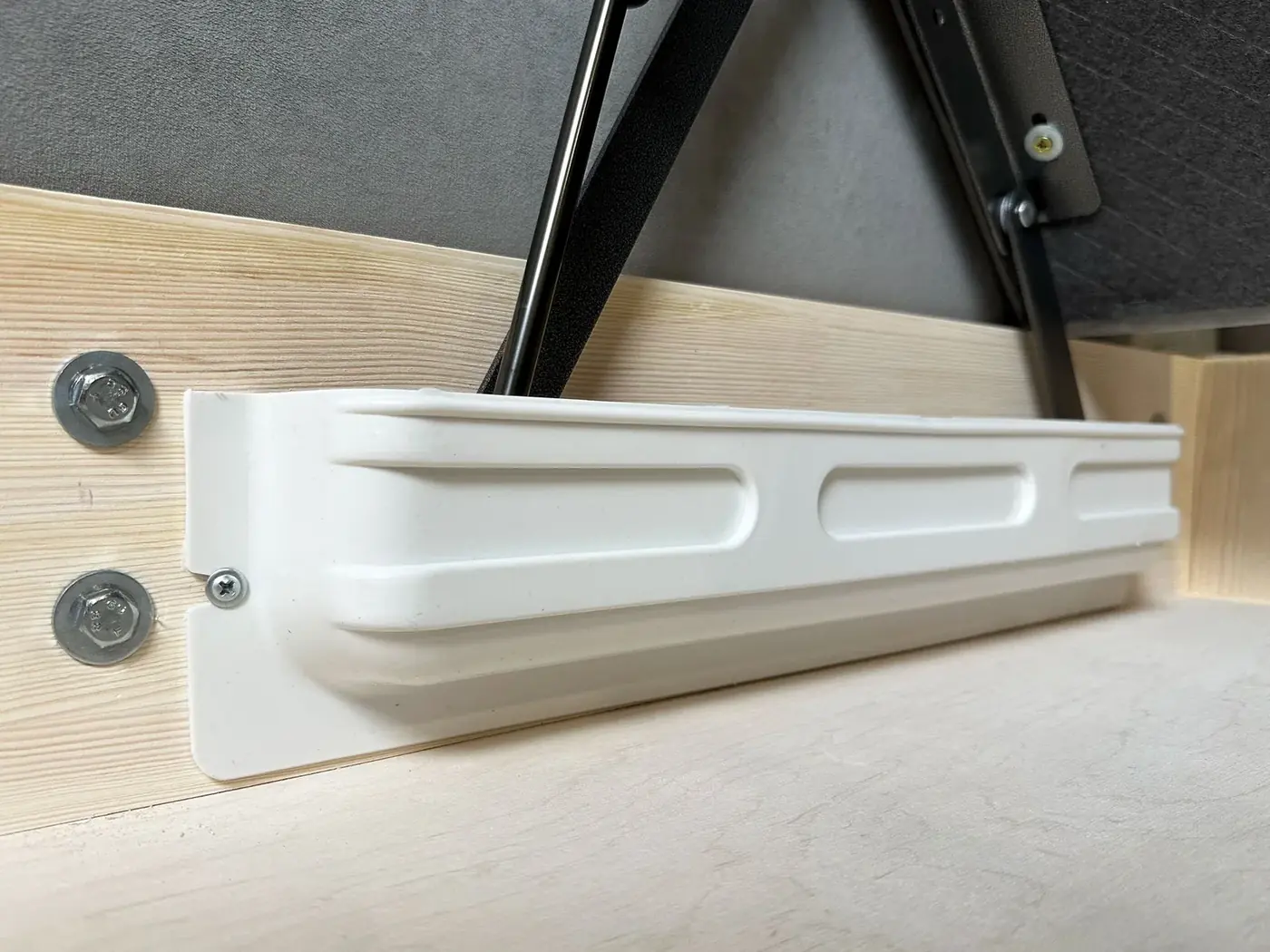 Диван Вернамо Альфа угловой 300 см серый тик-так / пантограф микровелюр серый купить в Минске — миниатюра 12