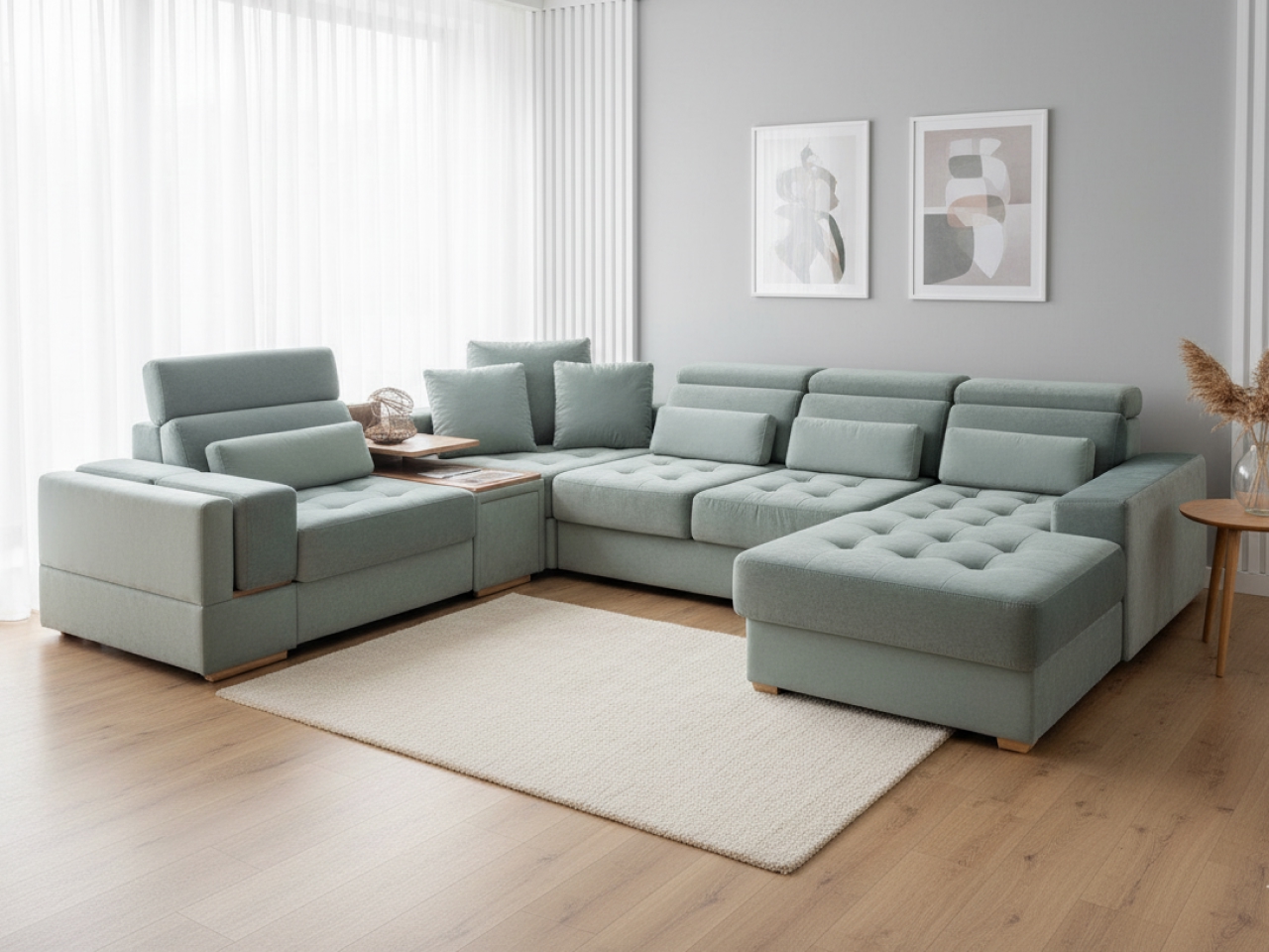 Диван Гранд П-образный 349 см — купить по выгодной цене в Минске