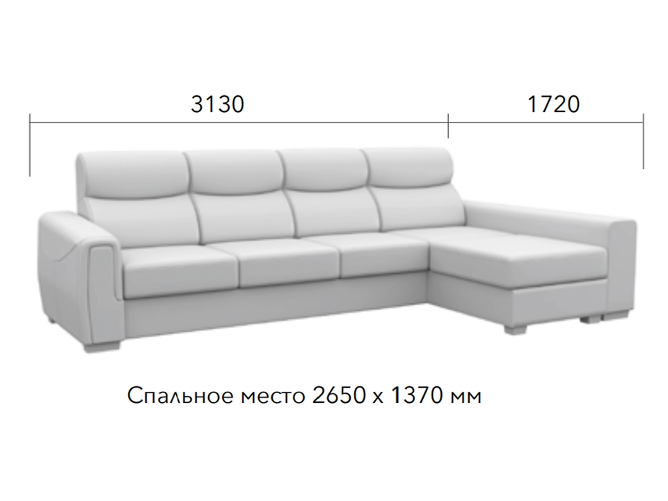 Диван Кредо угловой 313 см (фото 4) — купить по выгодной цене в Минске