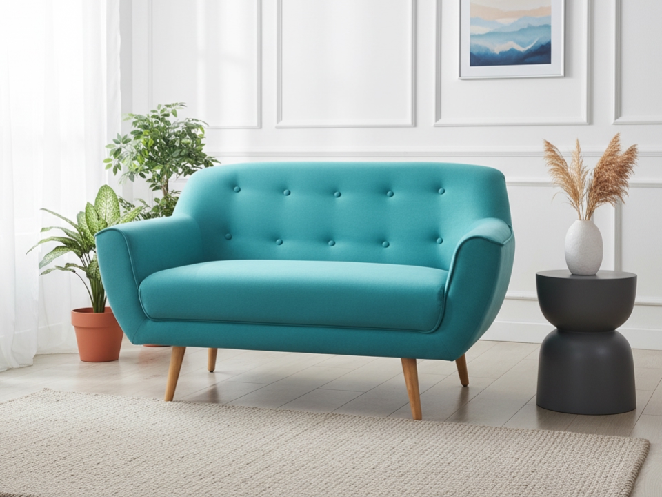 Диван Рикардо 2 прямой 142 см в скандинавском стиле — купить по выгодной цене в Минске