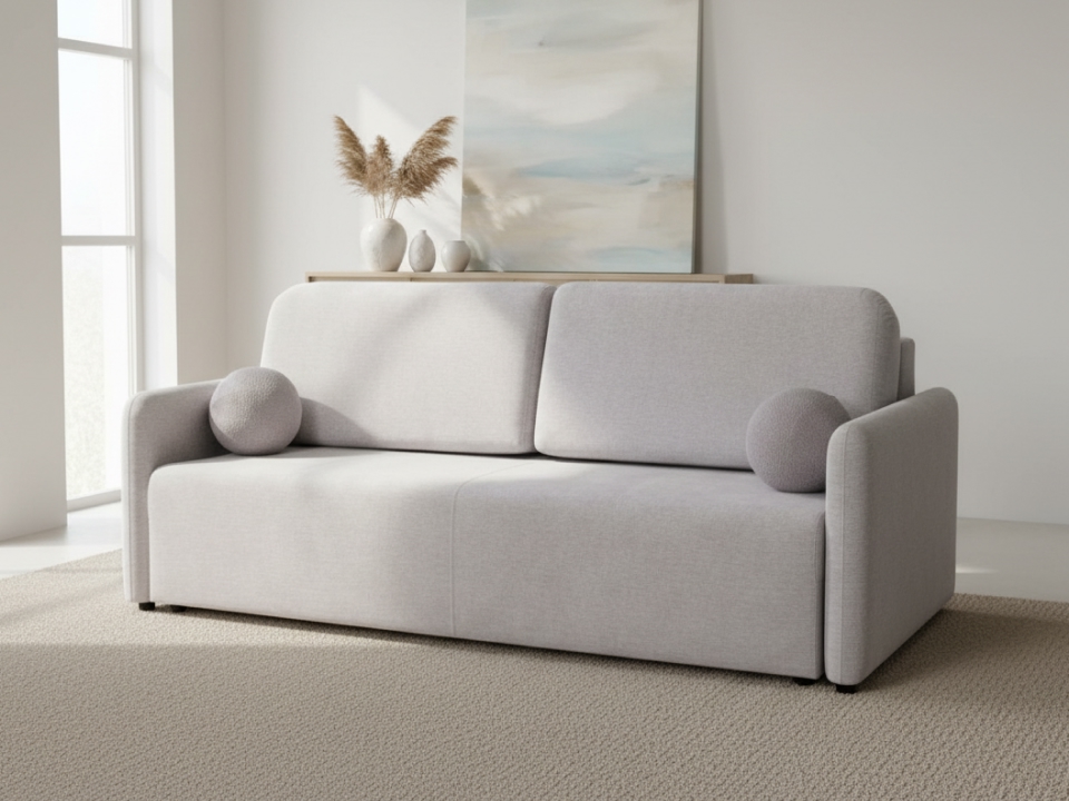 Диван Бадди прямой 232 см серый — купить по выгодной цене в Минске