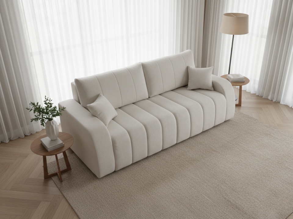 Диван Белладжио прямой 248 см серый (фото 11) — купить по выгодной цене в Минске