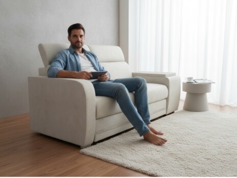 Диван Браво Люкс прямой 192 см белый (фото 5) — купить по выгодной цене в Минске