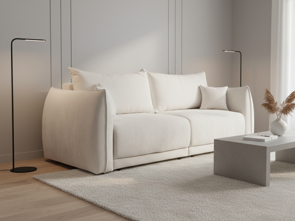 Диван Cloud прямой 245 см белый — купить по выгодной цене в Минске