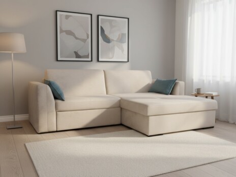 Диван Монако угловой 274 см бежевый — купить по выгодной цене в Минске