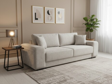 Диван Одеон прямой 268 см серый — купить по выгодной цене в Минске