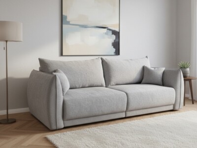 Диван Cloud прямой 245 см серый шенилл — купить по выгодной цене в Минске