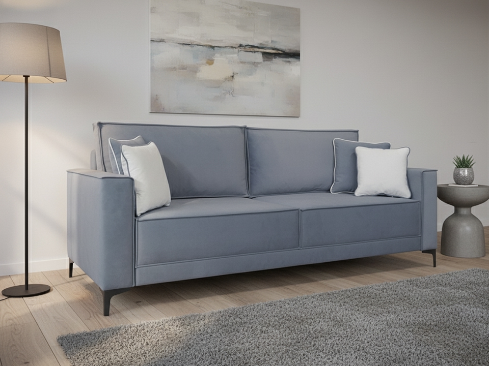 Диван Этран Лацио прямой 230 см серый — купить по выгодной цене в Минске