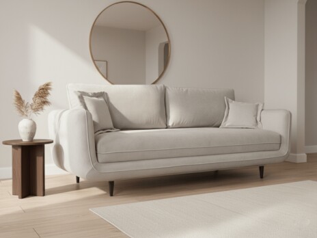 Диван Линдисей прямой 230 см бежевый — купить по выгодной цене в Минске