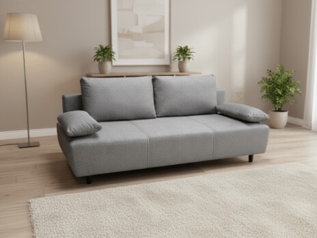 Диван Невада прямой 202 см серый велюр — купить по выгодной цене в Минске