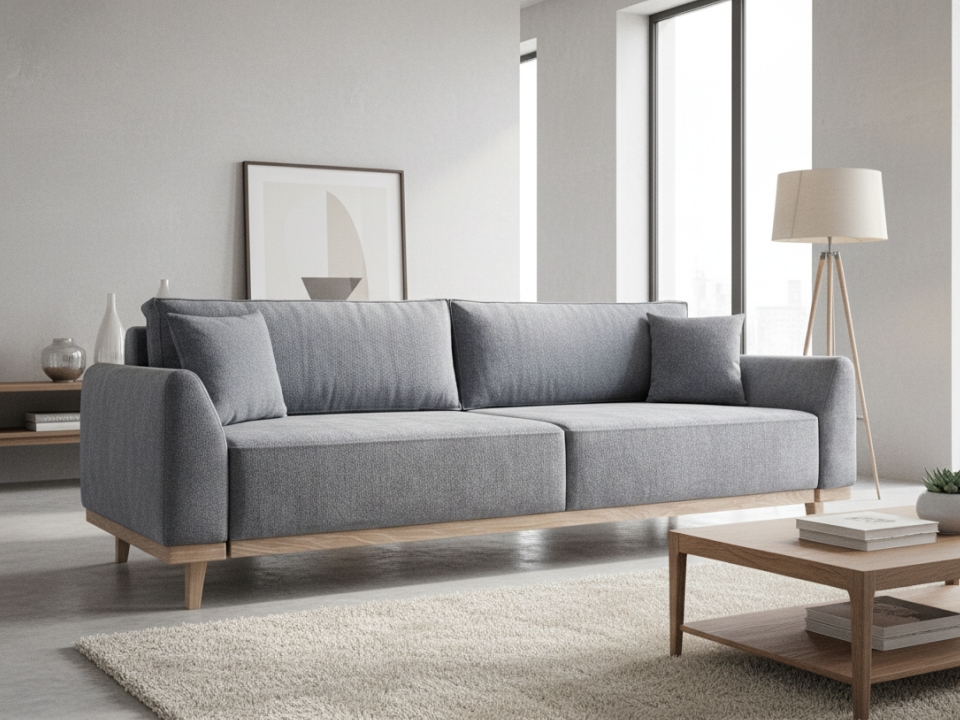 Диван Токко прямой 235 см серый — купить по выгодной цене в Минске