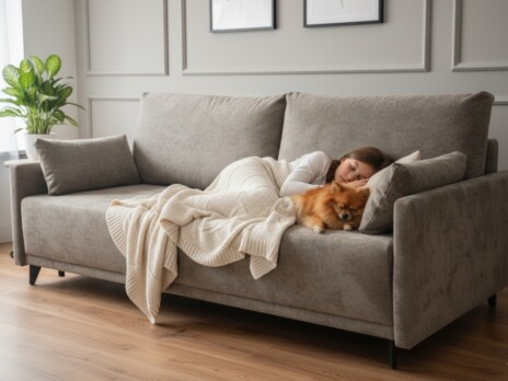 Диван Торонто Люкс прямой 213 см велюр Memory Grey (фото 13) — купить по выгодной цене в Минске