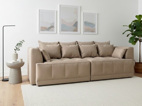 Диван Видо Мокка прямой 273 см бежевый — купить по выгодной цене в Минске