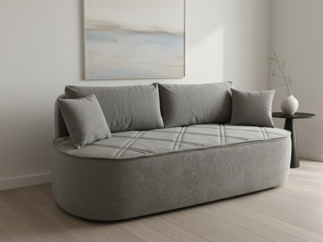 Диван Вискан прямой 200 см без подлокотников серый — купить по выгодной цене в Минске